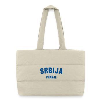 VRANJE Srbija Serbia - Puffer Shopping Bag - natural - Front