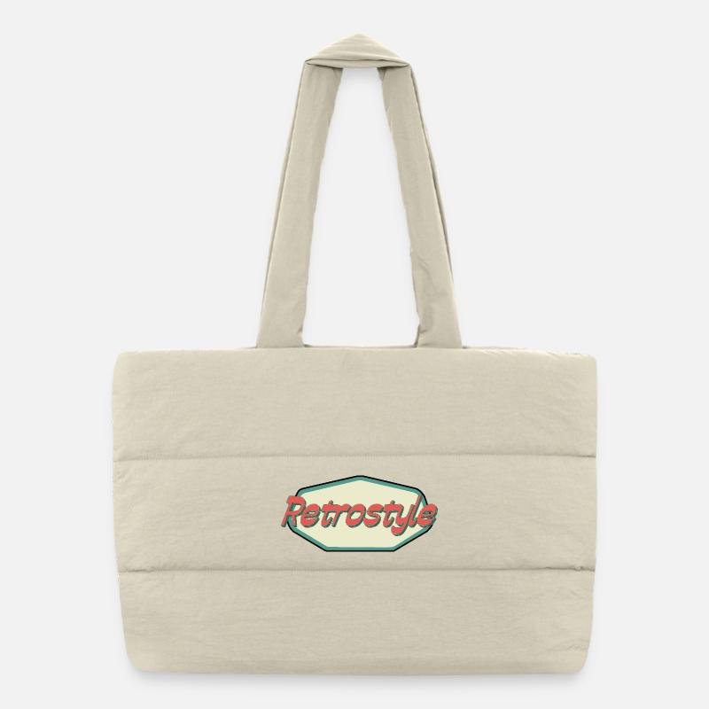 Retrostyle Puffer Shopping Bag