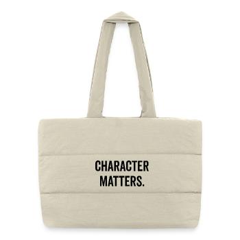 Character Matters - Puffer Shopping Bag - natural - Front