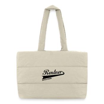 Rentner 2026 Ruhestand Rentner T-Shirt, Tasse - Puffer-Einkaufstasche - Naturweiß - Vorne