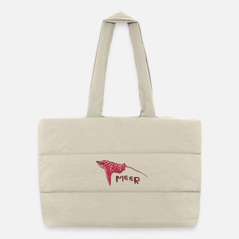 Stingray Puffer Shopping Bag
