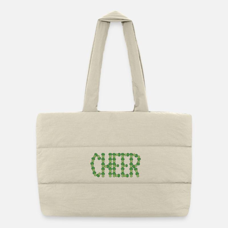 Acclamations brocoli Sac shopping matelassé