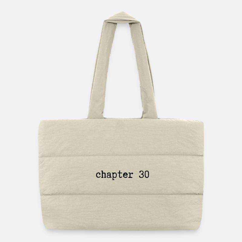 chapitre 30 Anniversaire Sac shopping matelassé