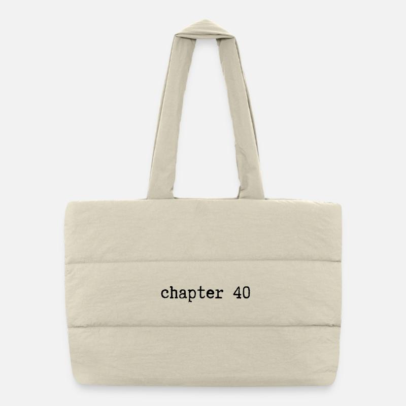 chapitre 40 Anniversaire Sac shopping matelassé
