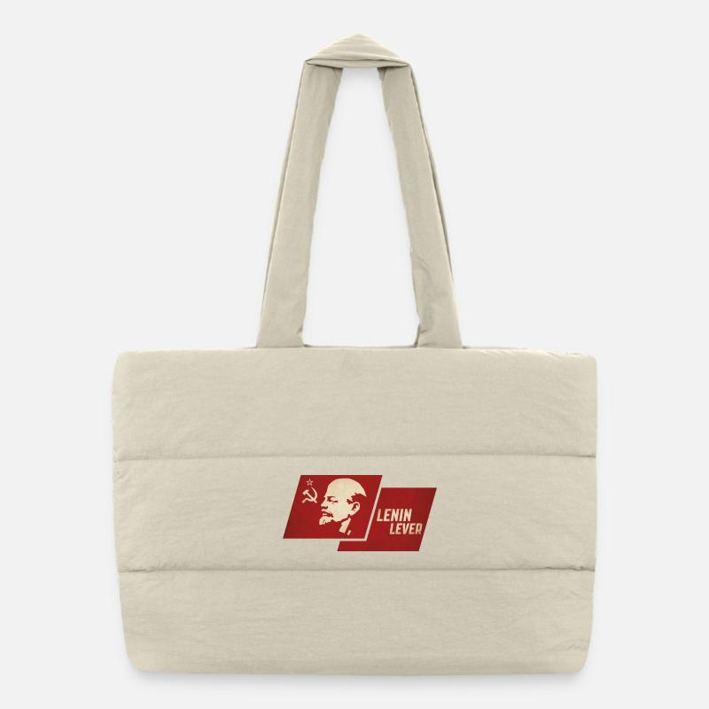 Drapeau à levier de Lénine Sac shopping matelassé