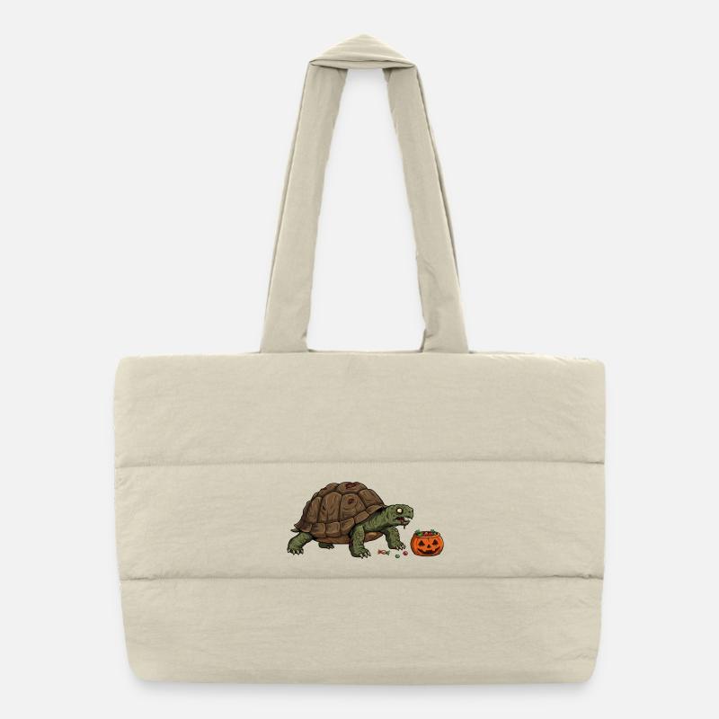 Tortue hantée Halloween Candy Sac shopping matelassé