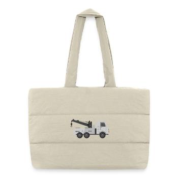 Tow truck - Puffer Shopping Bag - natural - Front