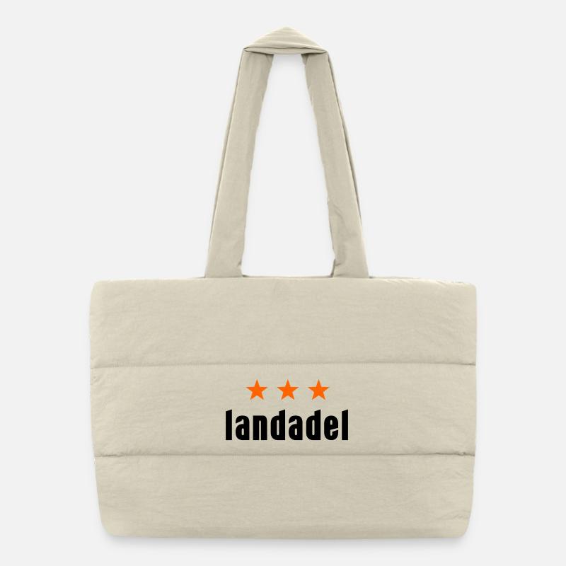 Landadel mit Sternen Puffer-Einkaufstasche