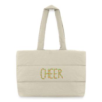 Carrots cheer - Puffer Shopping Bag - natural - Front