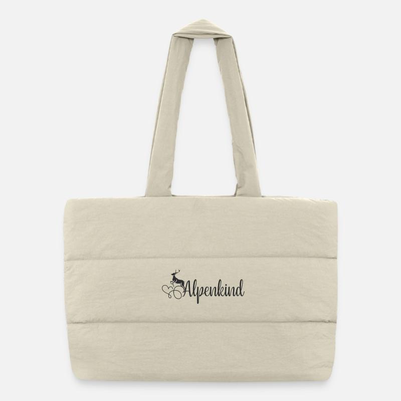 Alpenkind Puffer-Einkaufstasche