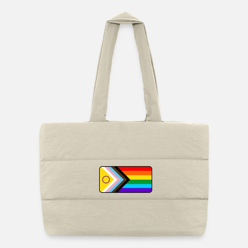 Fortschritts-Flag Puffer-Einkaufstasche