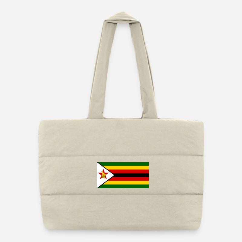 Zimbabwe Puffer-Einkaufstasche