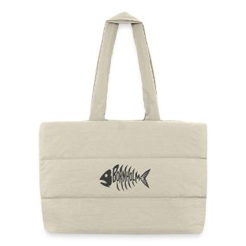 Bornholm Grätenstyle - Puffer-Einkaufstasche - Naturweiß - Vorne