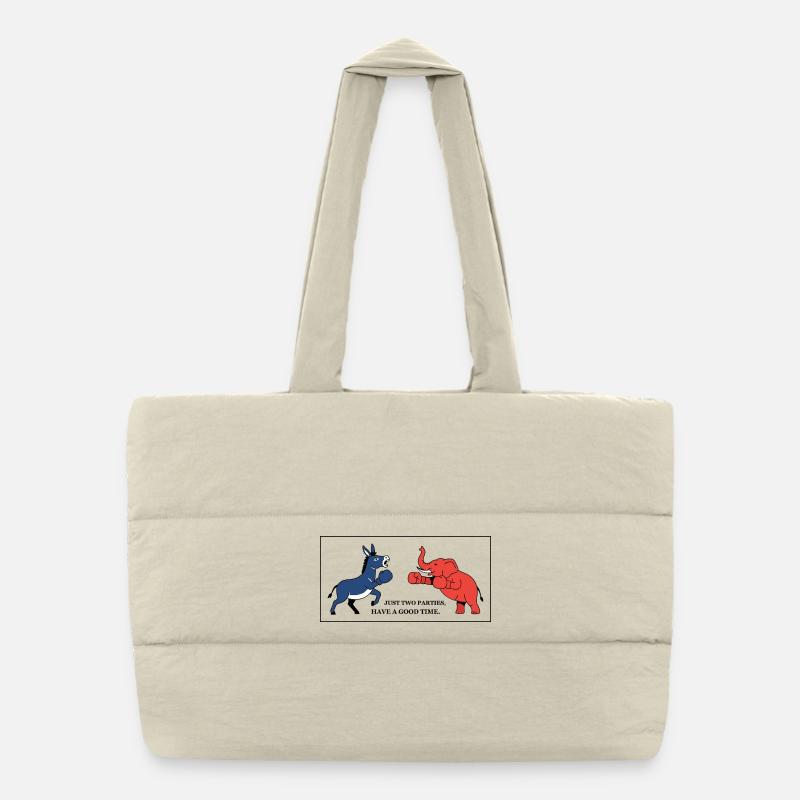 The party duel Puffer Shopping Bag