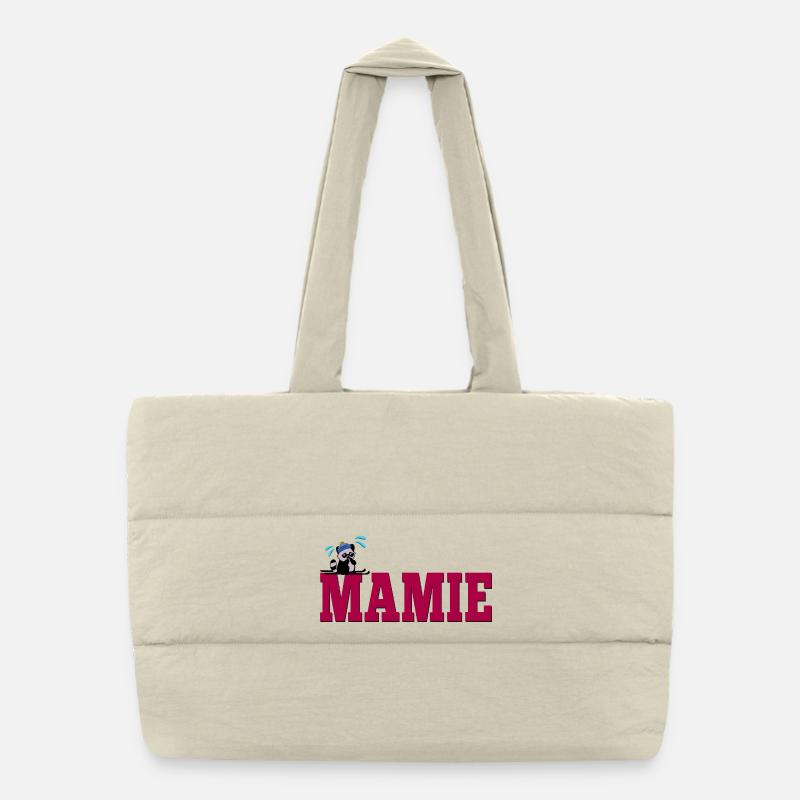 MAMIE Grand-Mère Ski Sac shopping matelassé