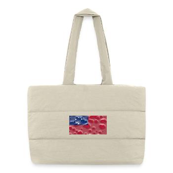Country Samoa - Puffer Shopping Bag - natural - Front