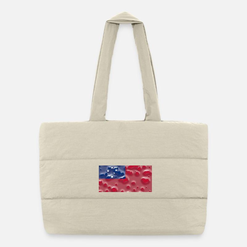Land Samoa Puffer-Einkaufstasche