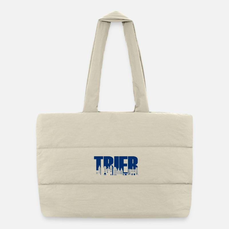 Trèves - Horizon - Fonts - Moselle Rhénanie-Palatinat Sac shopping matelassé
