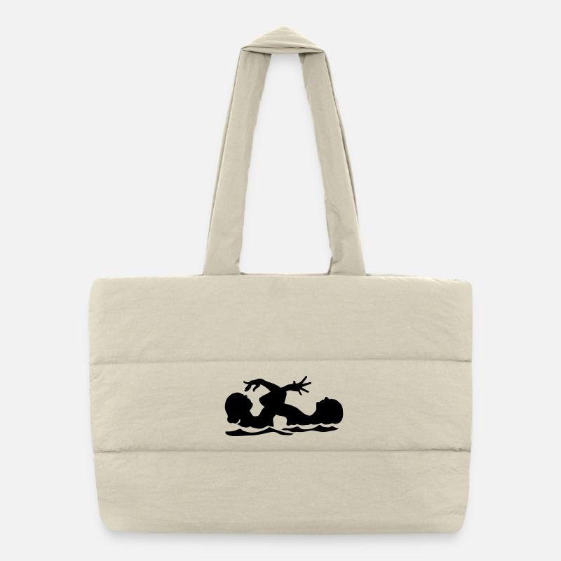 natation synchronisée - Sac shopping matelassé - blanc naturel