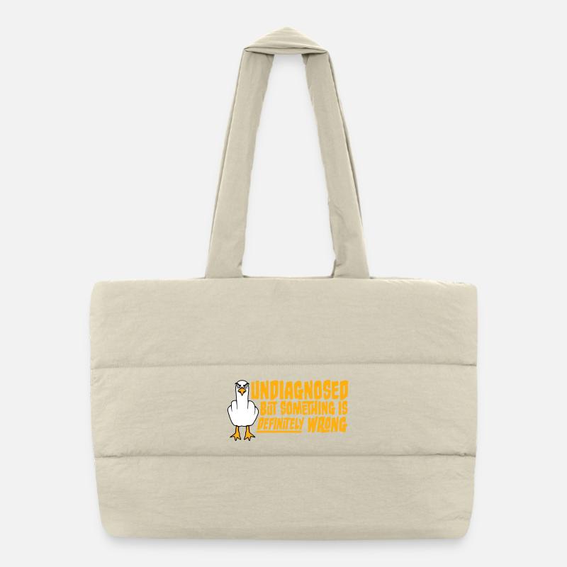 Non diagnostiqué mais quelque chose ne va certainement pas Seagull Sac shopping matelassé
