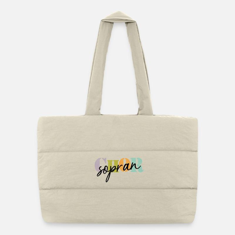 Soprano de chœur Sac shopping matelassé
