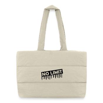 no_limit - Sac shopping matelassé - blanc naturel - Devant