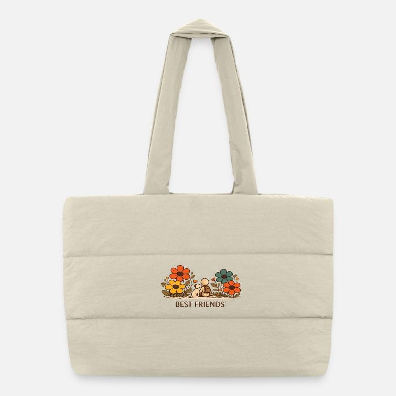 The Little Thought | BEST FRIENDS Puffer Shopping Bag