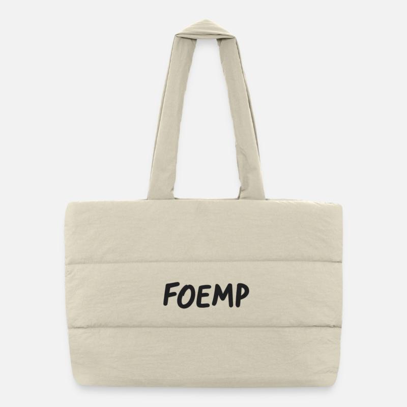 Foemp, West Flemish dialect T-shirt Puffer Shopping Bag