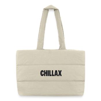 Chillax – Ambiance flamande décontractée - Sac shopping matelassé - blanc naturel - Devant