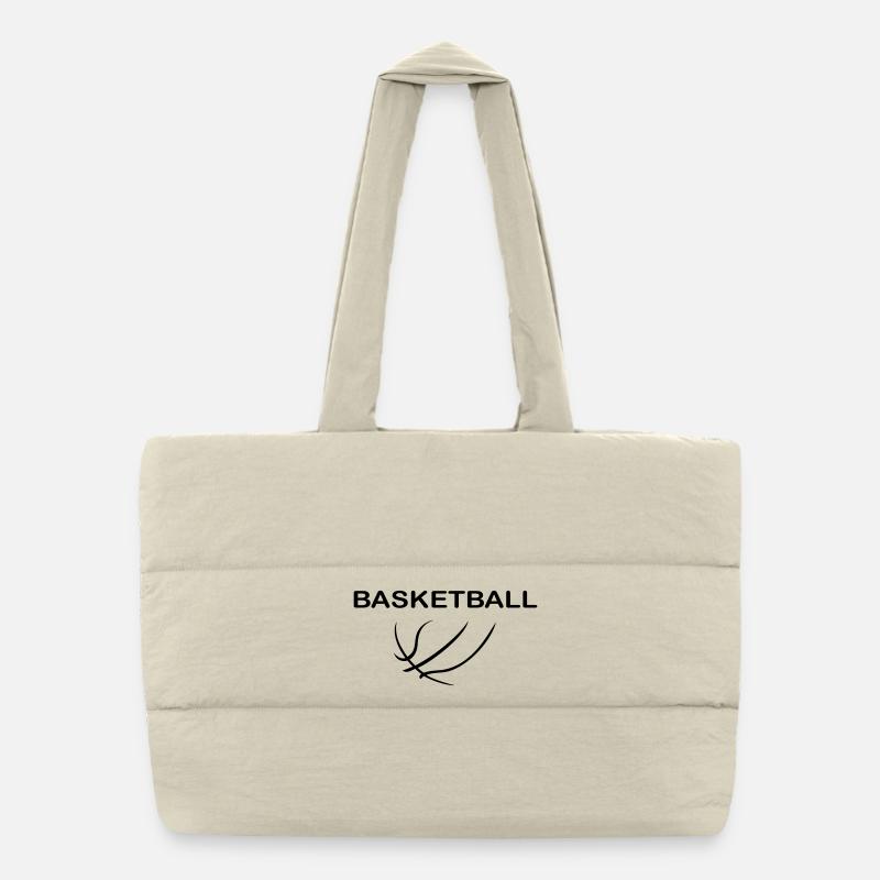 Basket-ball Sac shopping matelassé