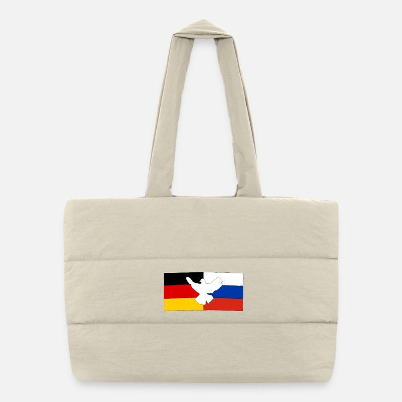 Deutsch-Russische Freundschaft Puffer-Einkaufstasche