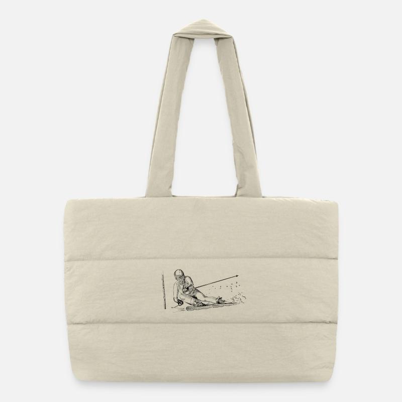 Ski  Puffer-Einkaufstasche