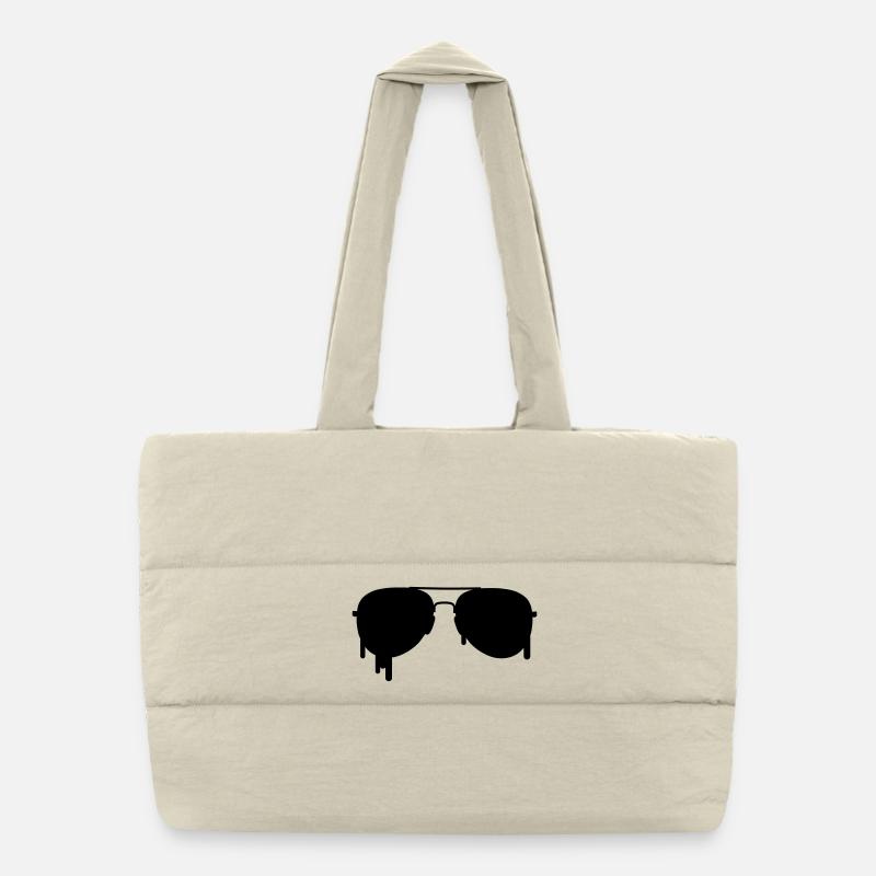 Pilot Brille Puffer-Einkaufstasche