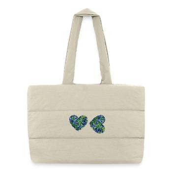 2 Art de cœur - Sac shopping matelassé - blanc naturel - Devant