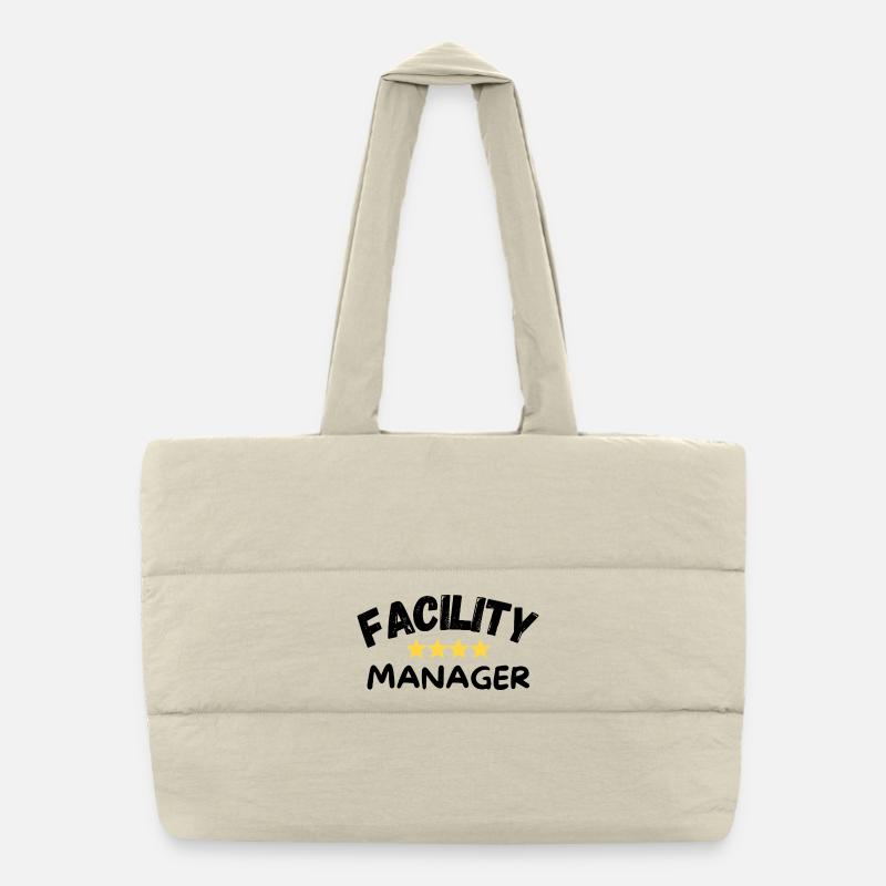 Facility Manager Puffer Shopping Bag