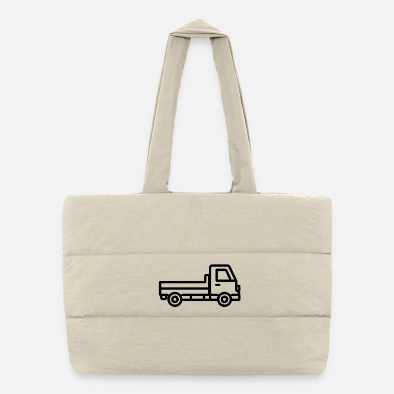 truck Puffer Shopping Bag