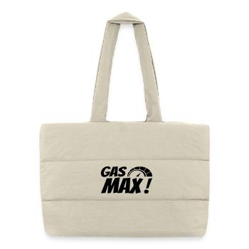 Gas max! Throttle! Make speed! Race * - Puffer Shopping Bag - natural - Front