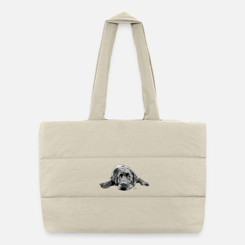 Labrador Puffer-Einkaufstasche