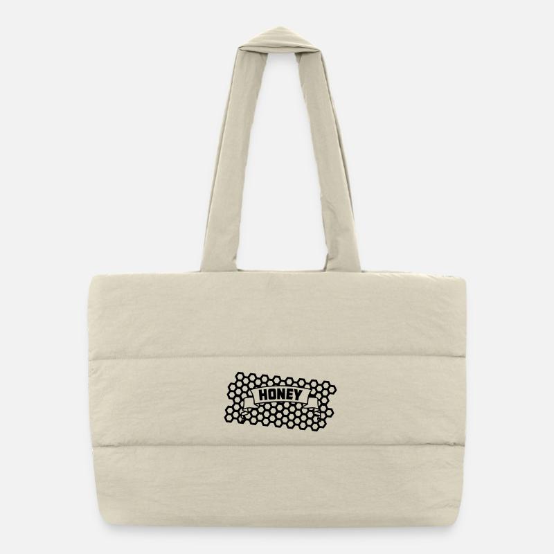 Rayon de miel Sac shopping matelassé