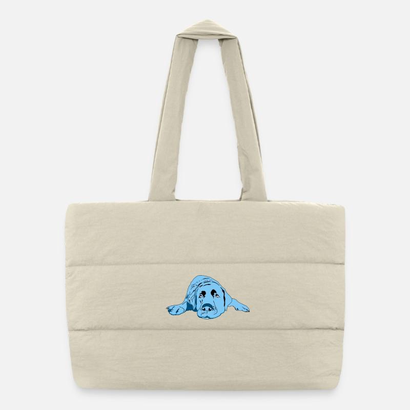 Labrador Puffer-Einkaufstasche