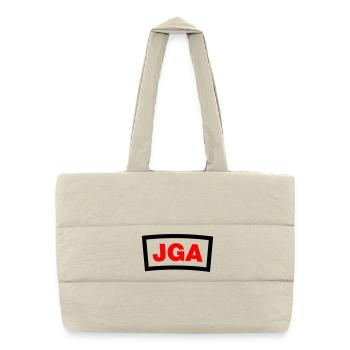 Enterrement de vie de garçon - Sac shopping matelassé - blanc naturel - Devant