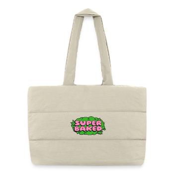Super Baked Neon Pop - Puffer Shopping Bag - natural - Front
