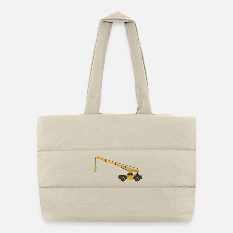 crane Puffer Shopping Bag