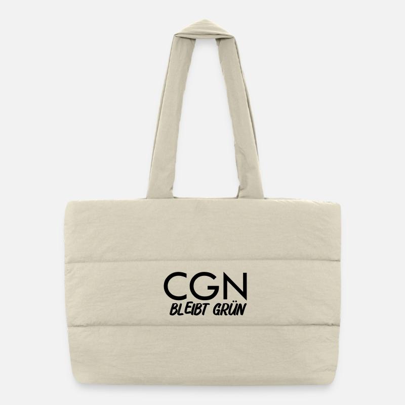 Cgn_Koeln_bleibt_gruen Puffer-Einkaufstasche