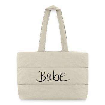 Babe - Puffer Shopping Bag - natural - Front