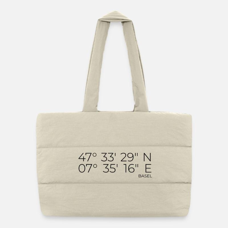 coordonnées Bâle Sac shopping matelassé