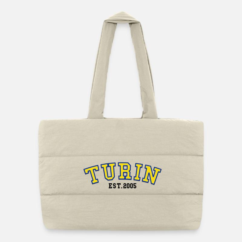 Turin Est.2005  Puffer Shopping Bag