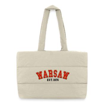 Warsaw Est. 1976 - Puffer Shopping Bag - natural - Front