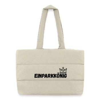 Parking king - Puffer Shopping Bag - natural - Front