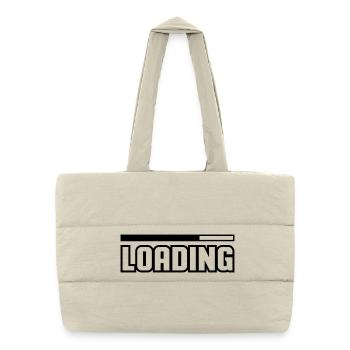 Loading - Puffer Shopping Bag - natural - Front